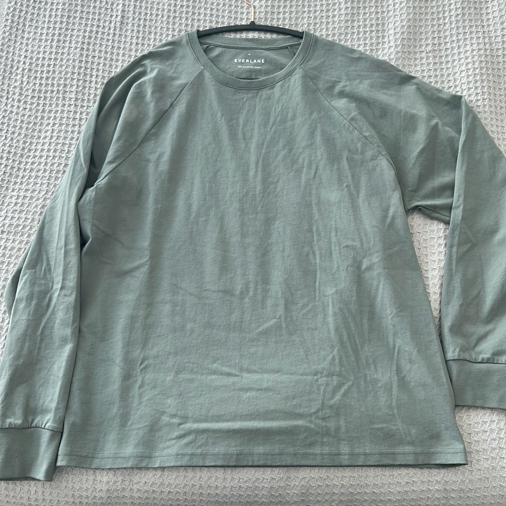 Everlane green long sleeve XL